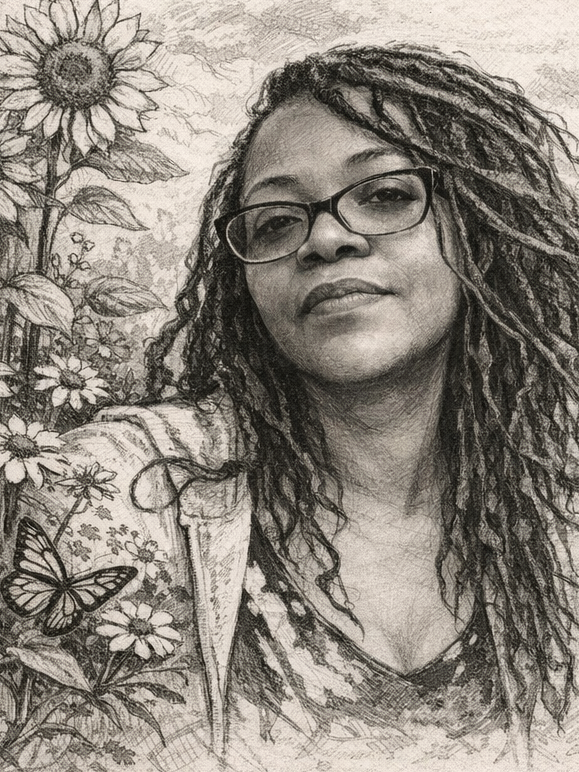 author photo illustration